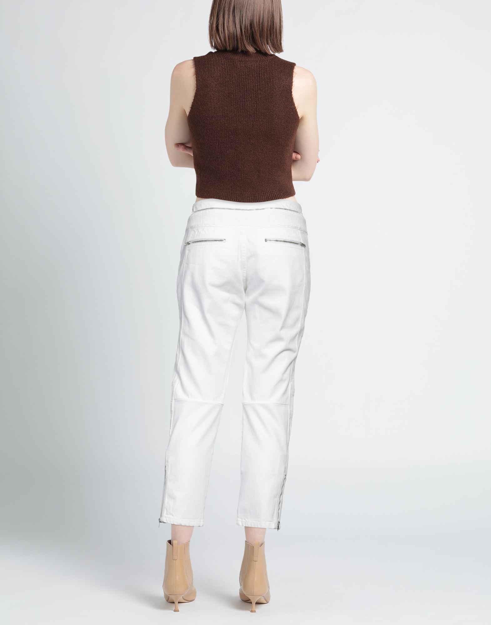 White Women's Denim Pants - 3