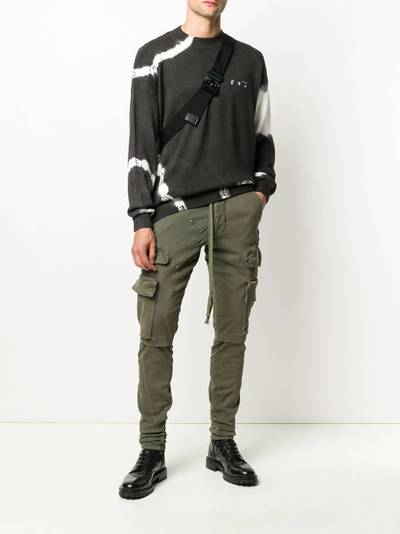 Greg Lauren skinny cargo trousers outlook