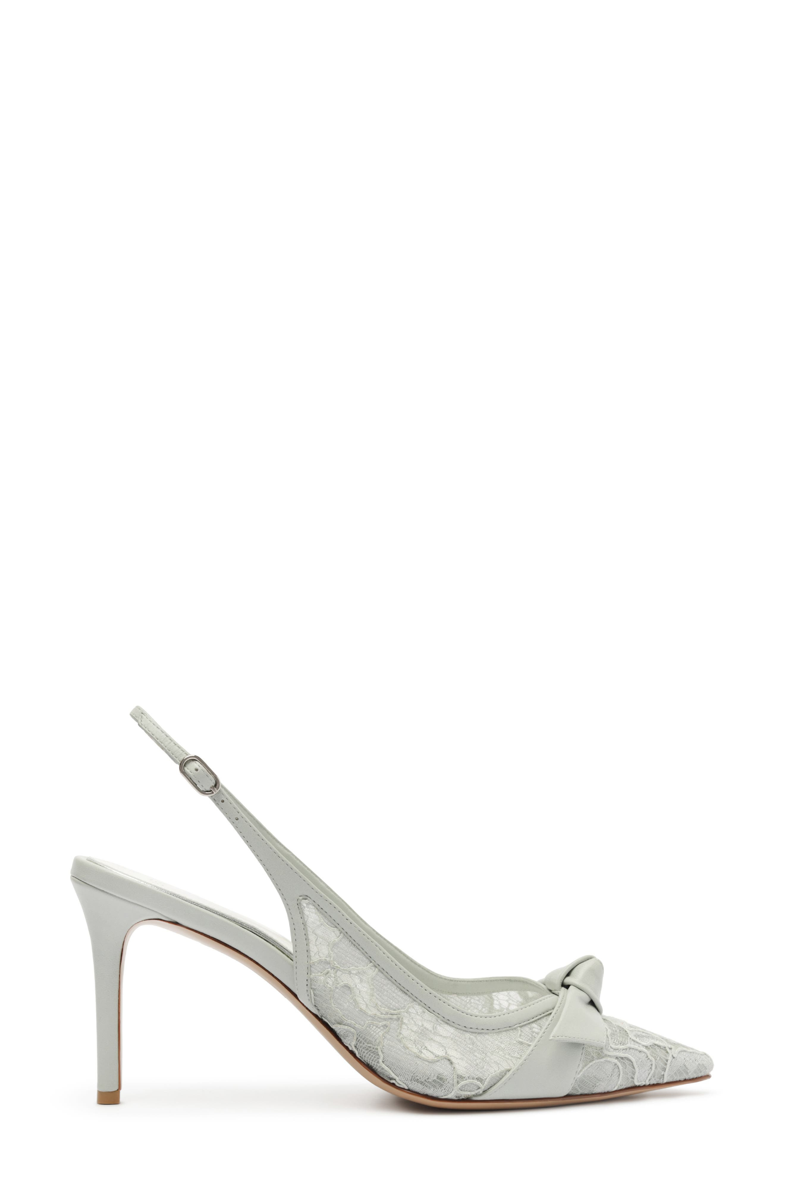 Alexandre Birman Clarita Classic Pointed Toe Slingback Pump in Icicle at Nordstrom - 3