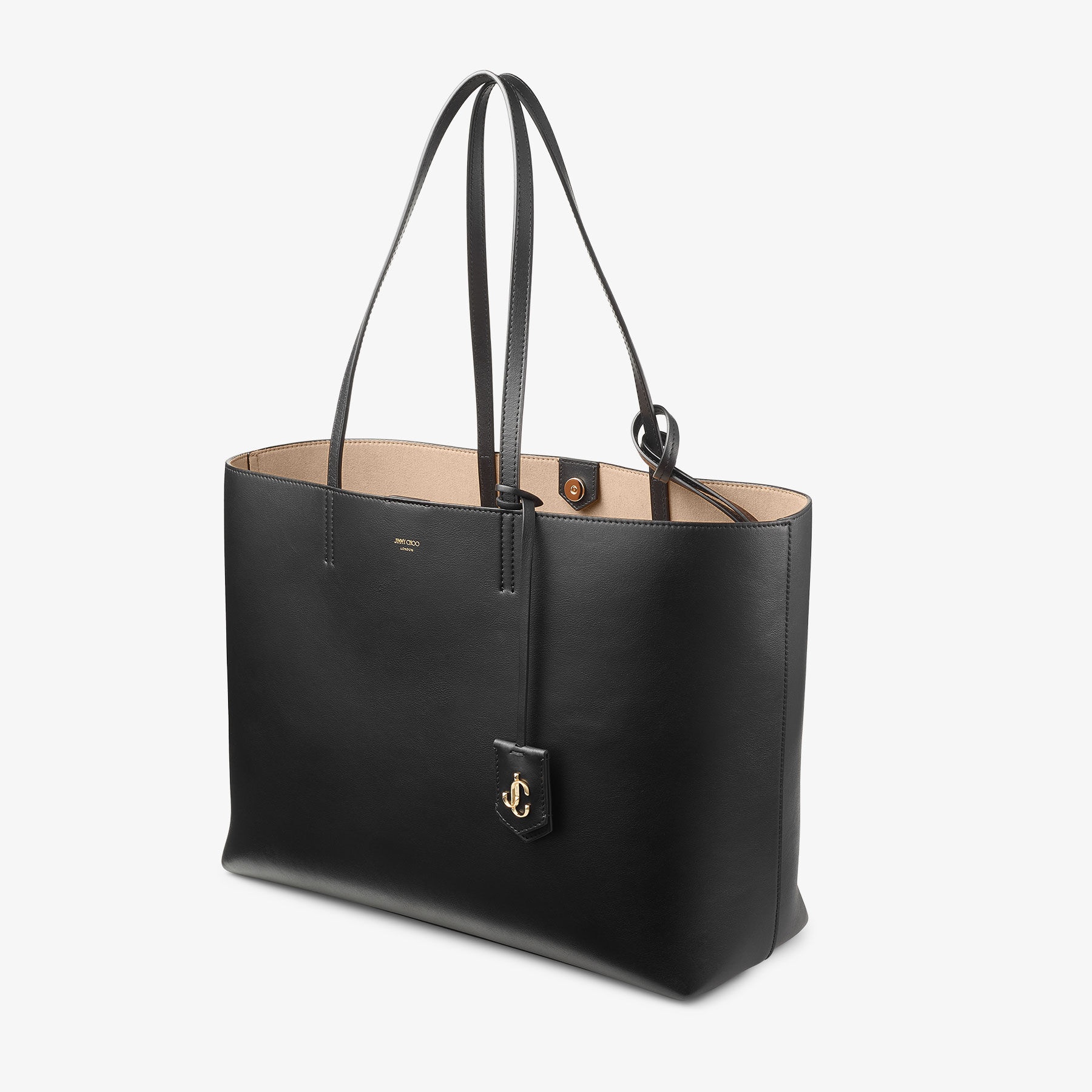 Nine2Five East-West
Black Smooth Calf Leather Tote Handbag - 2