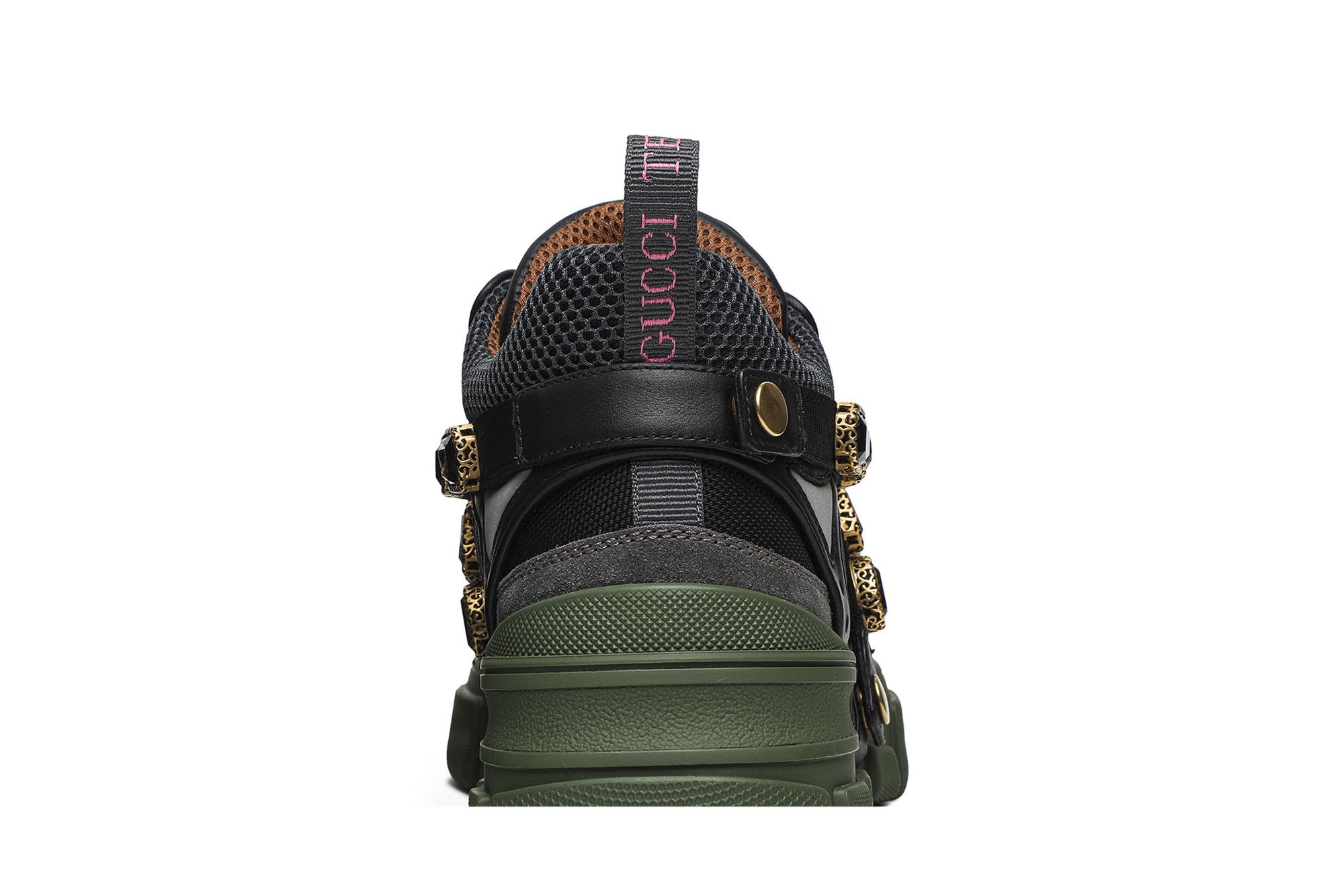 Gucci Wmns Flashtrek Crystals 'Green' - 7
