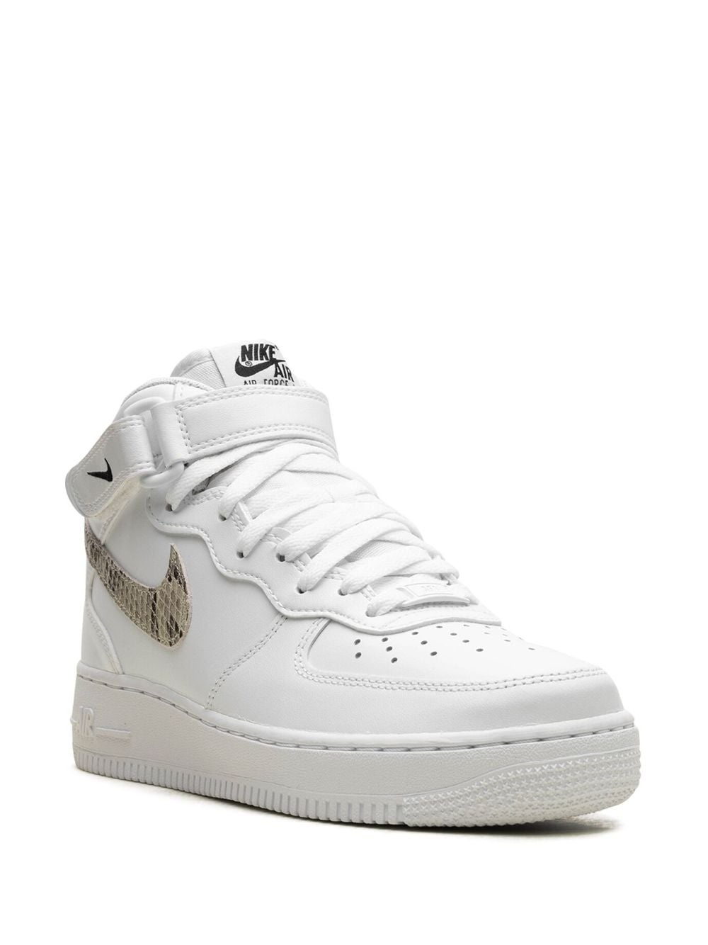 Air Force 1 '07 Mid "White/Snake Swoosh" sneakers - 2