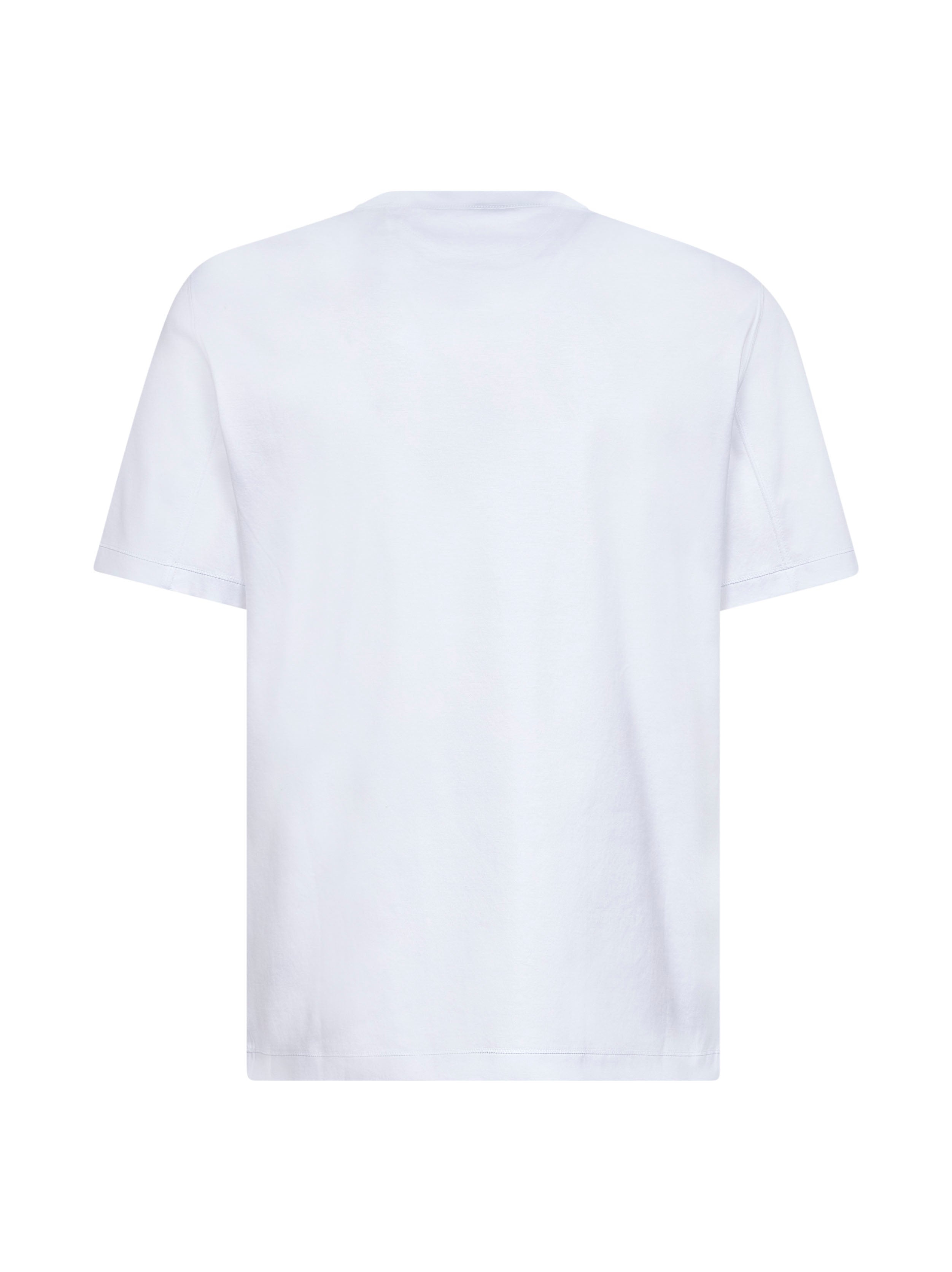 White Solomeo crest crewneck T-shirt - 2