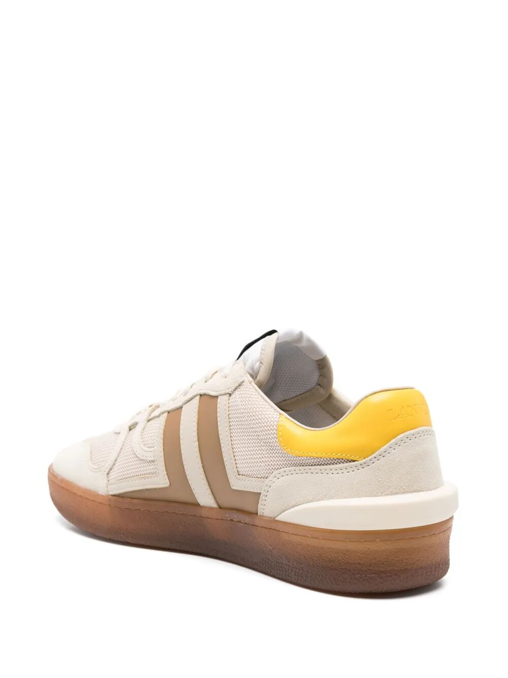 Lanvin Men Clay Sneakers With Translucid Sole - 3