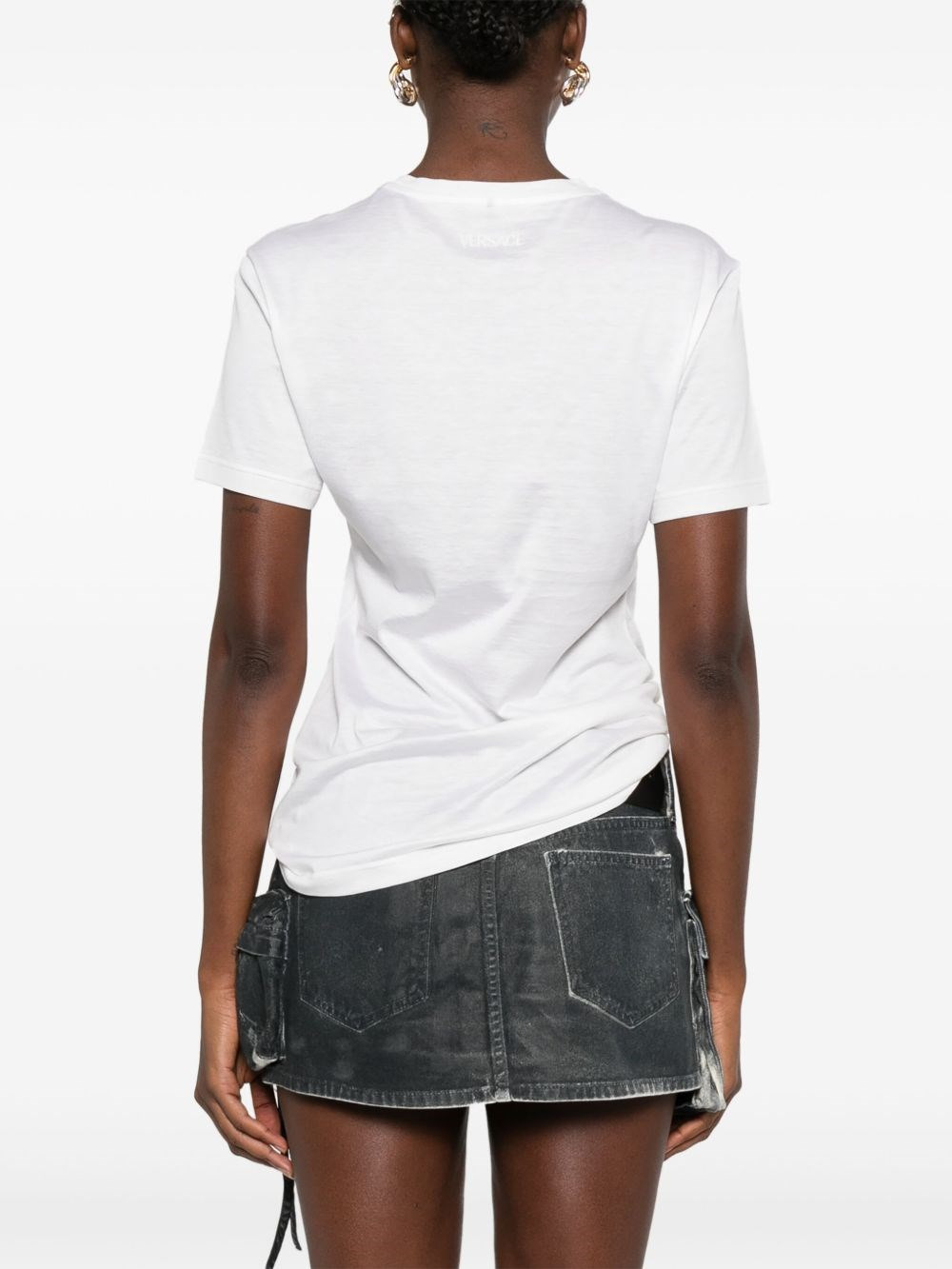 Draped Safety Pin T-shirt - 3