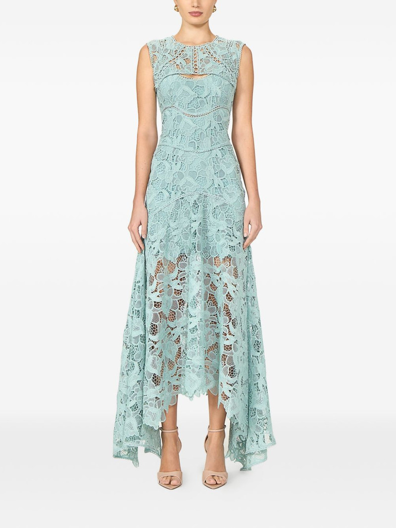 COSTARELLOS Janica keyhole lace gown outlook