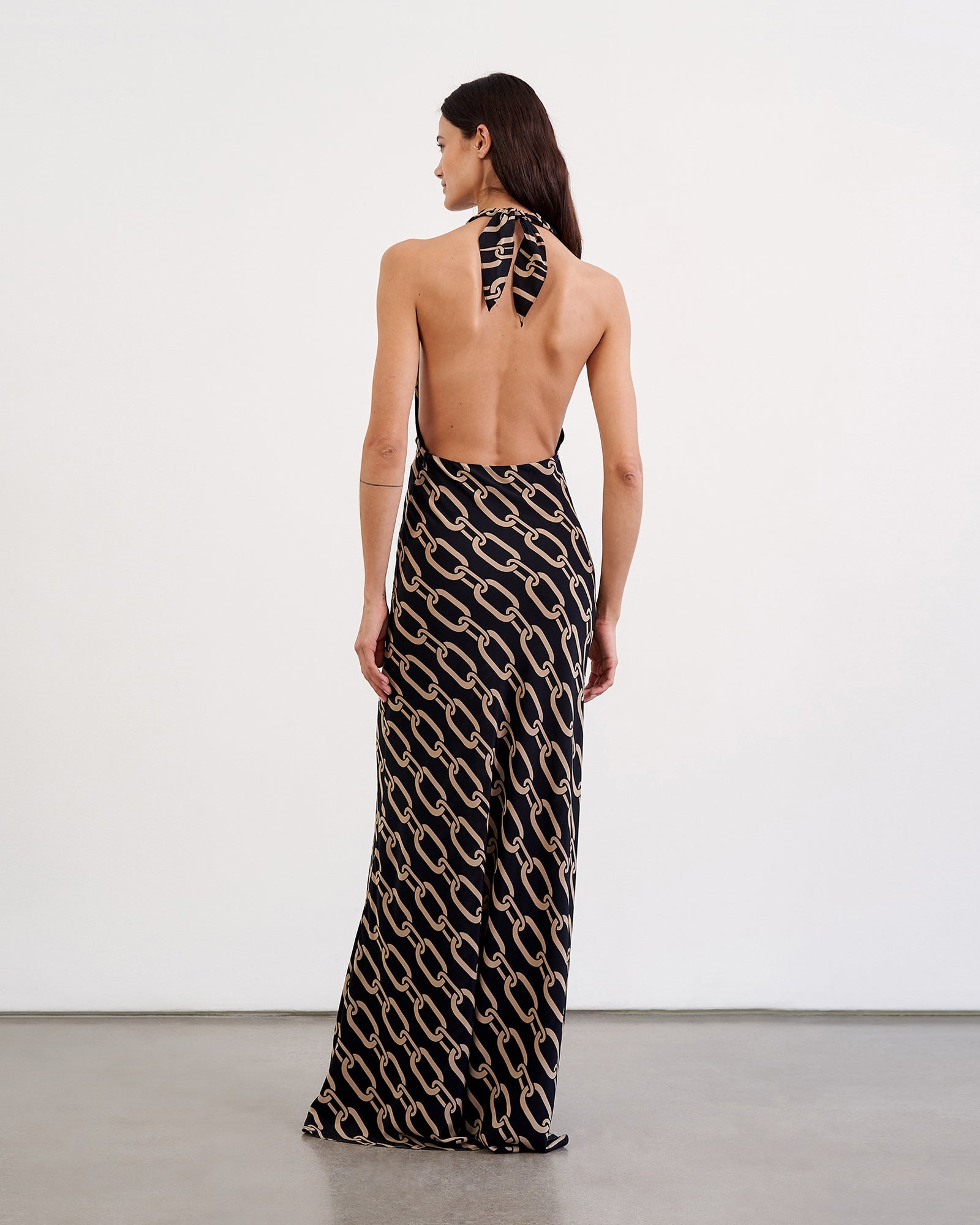ALBA HALTERNECK DRESS - 6