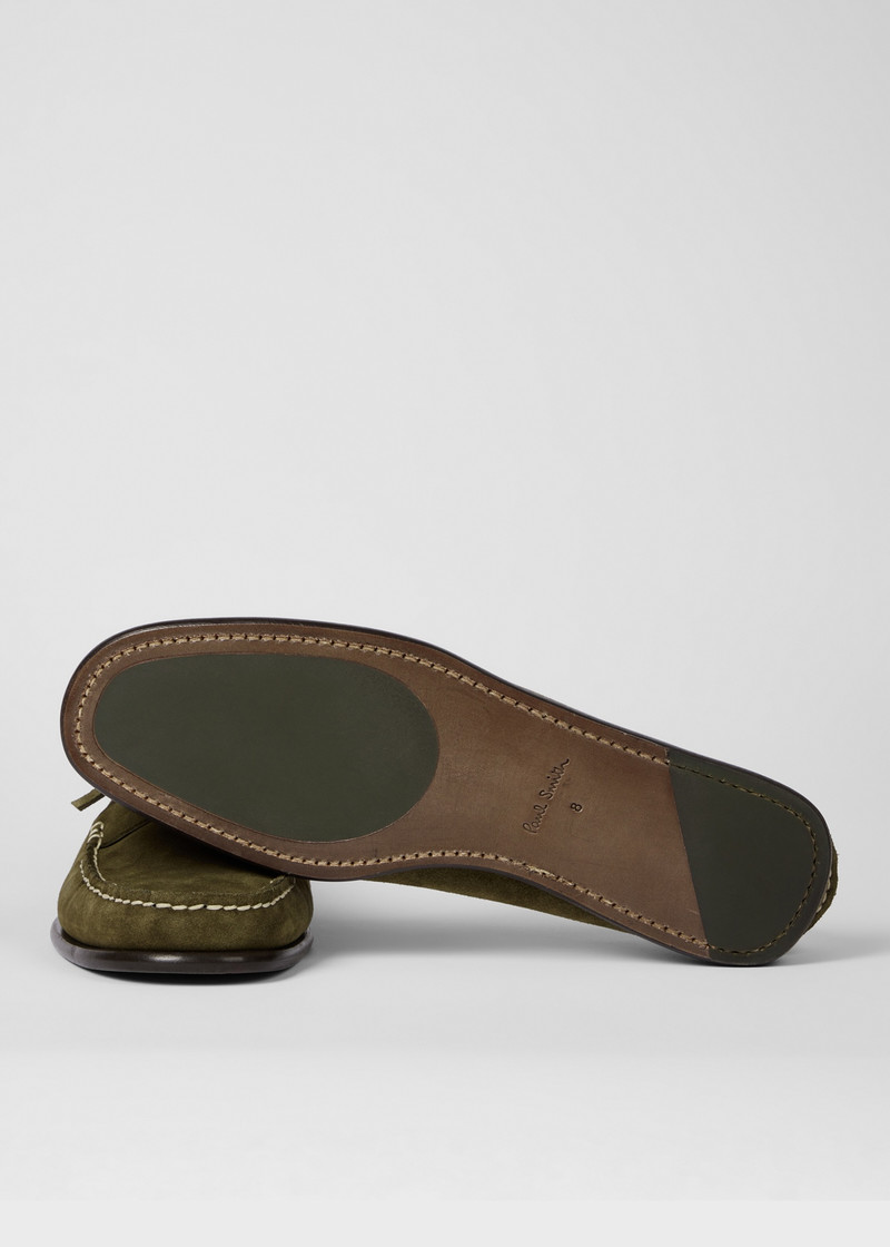Khaki Suede 'Truro' Shoes 3