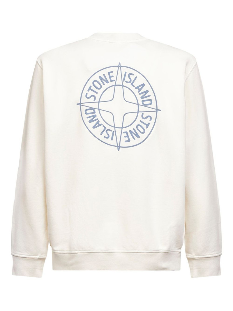 Stone Island embossed logo sweatshirt outlook