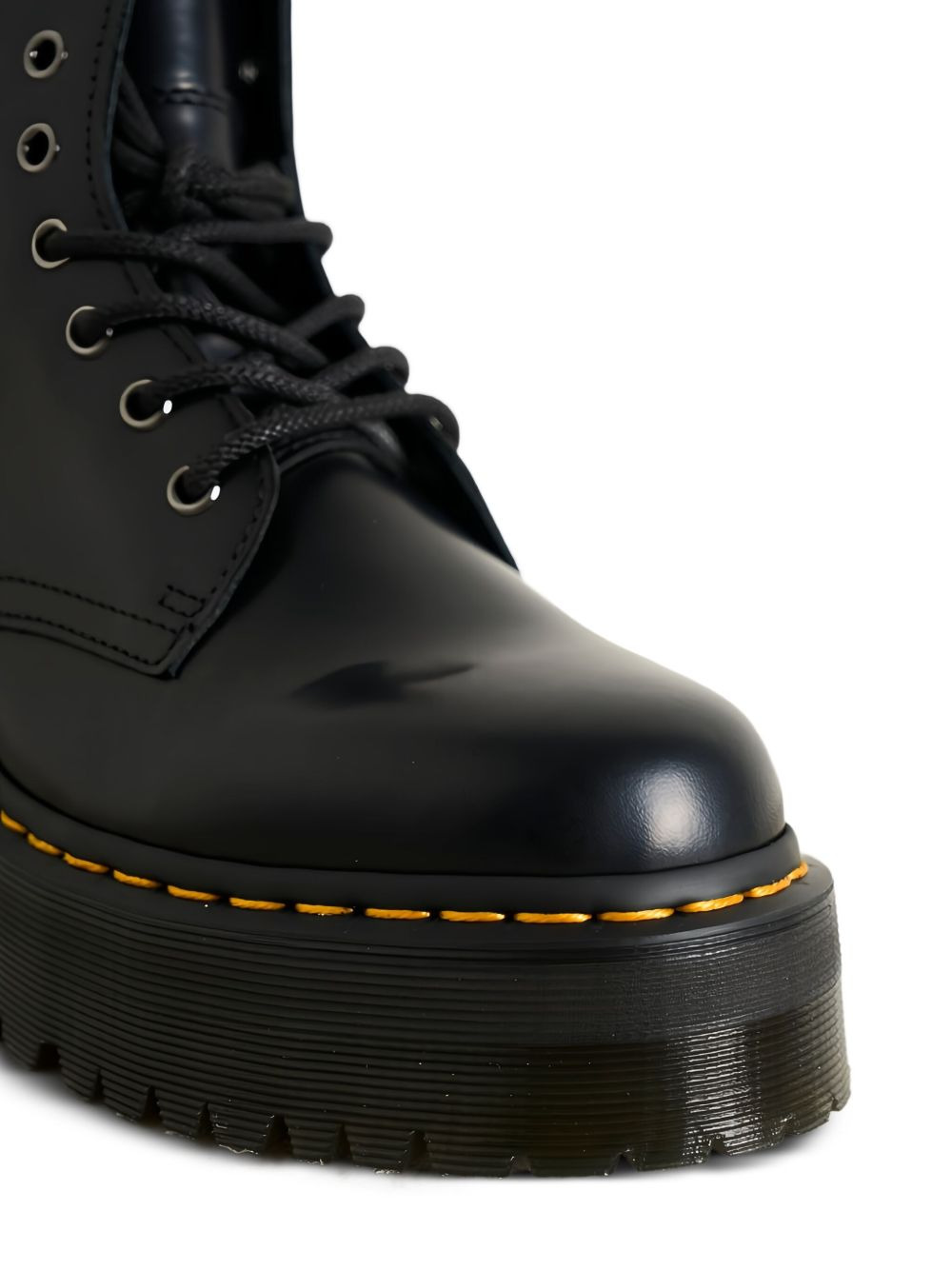 Jadon Smooth platform lace-up combat boots - 3