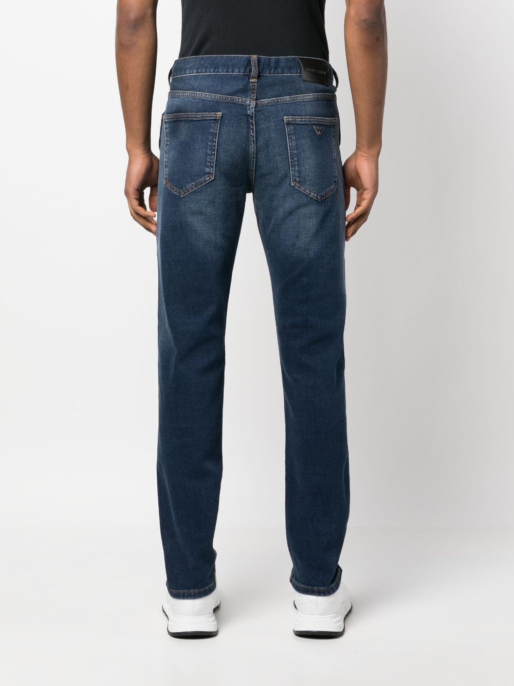 mid-rise straight-leg jeans - 4