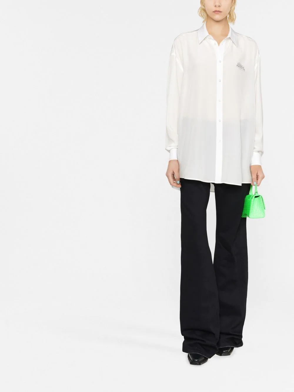 Fashion Institute oversized shirt - 3