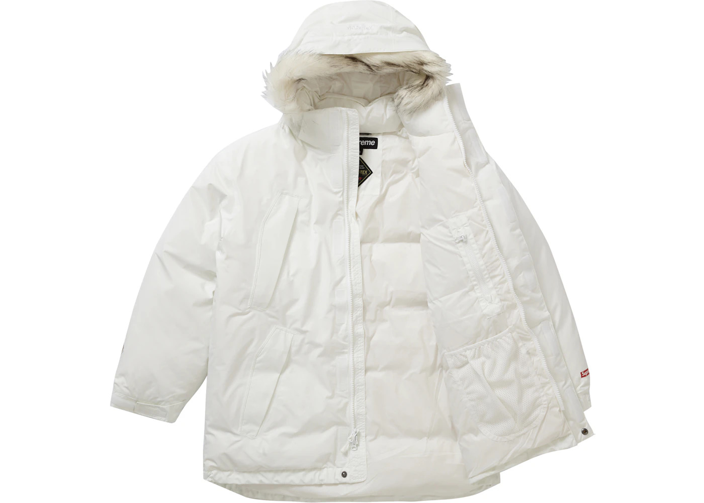 Supreme GORE-TEX 700-Fill Down Parka (FW21) White - 2