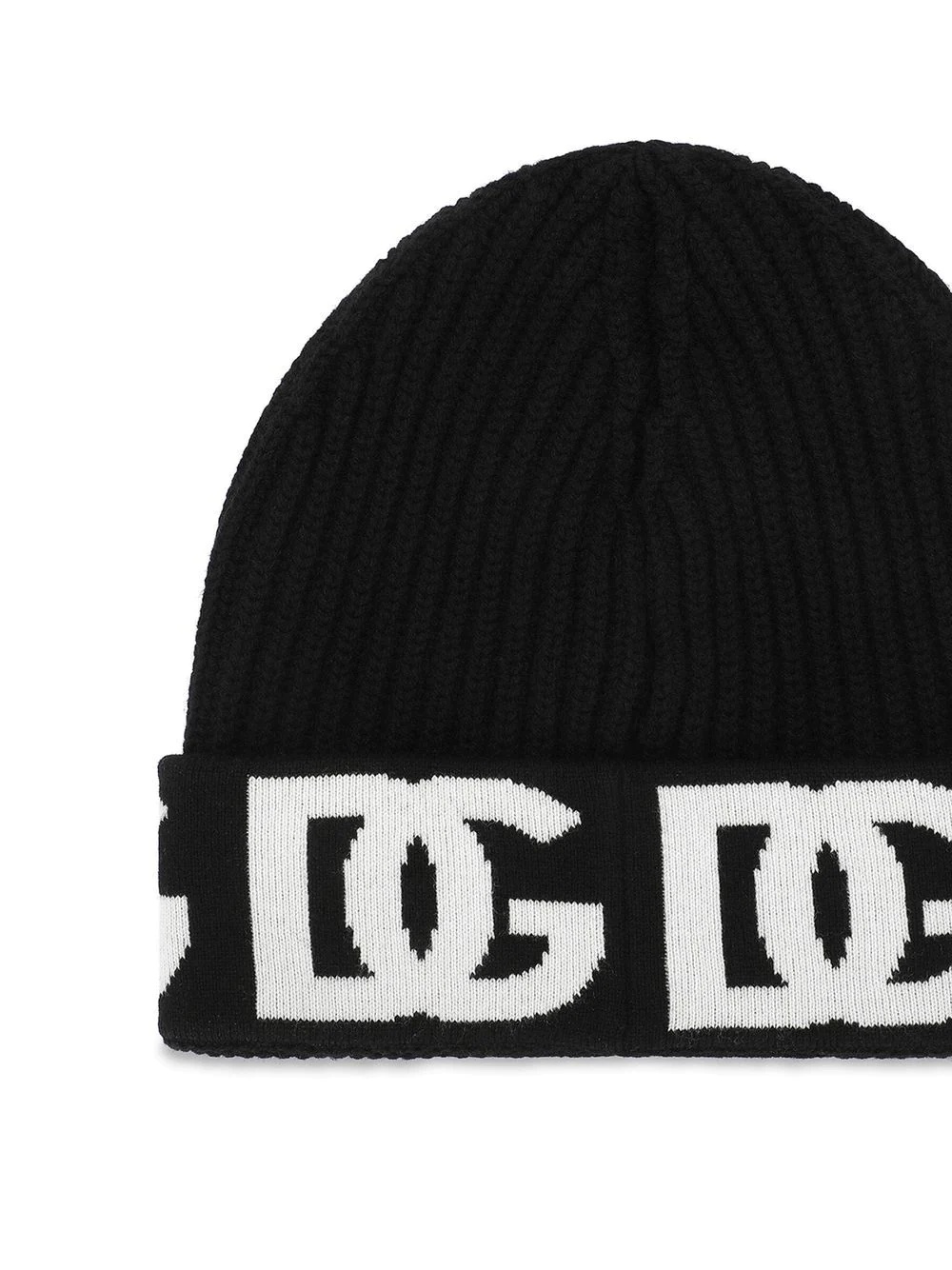 jacquard logo beanie hat - 2