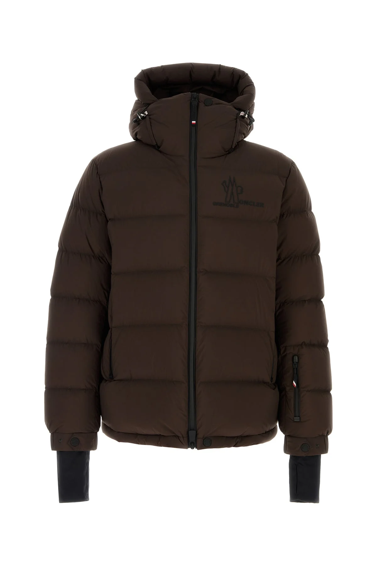 Chocolate nylon Isorno down jacket - 1
