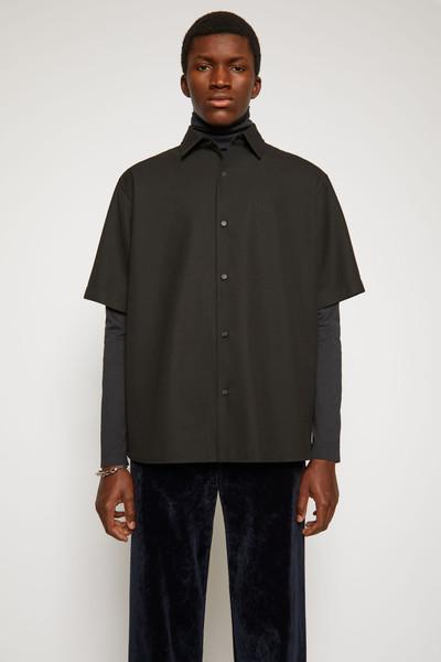 Acne Studios Short-sleeved shirt black outlook