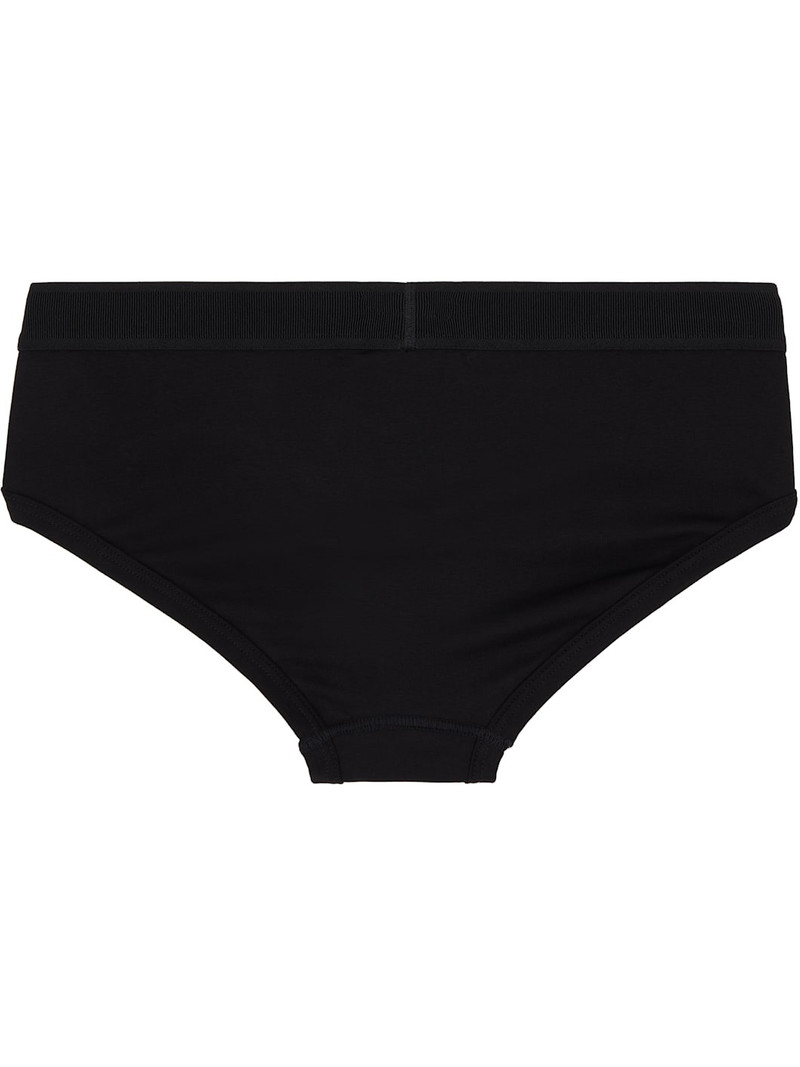 TOM FORD Two-Pack Black Cotton Briefs outlook