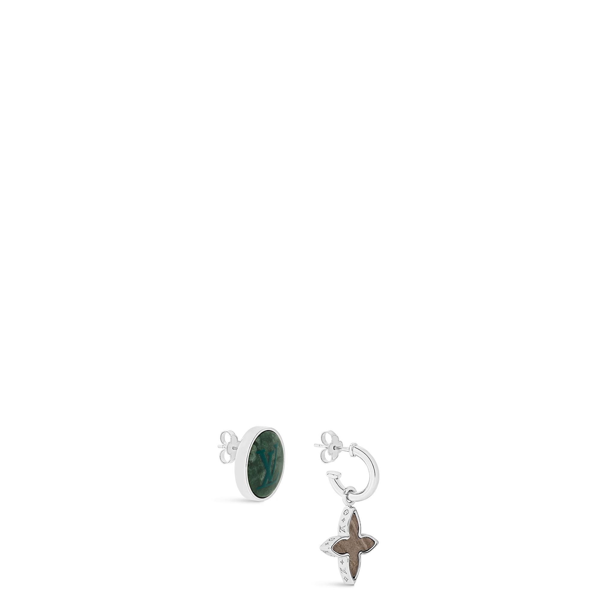 LV Marble Earrings - 1