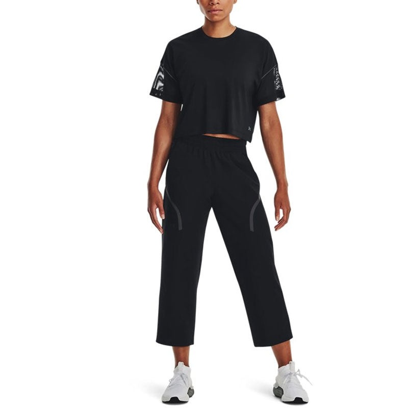 (WMNS) Under Armour Unstoppable Pants 'Black' 1376927-001 - 5