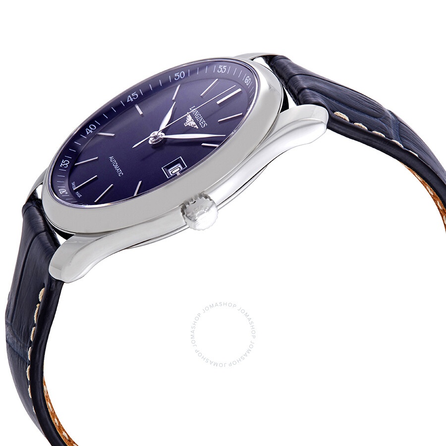 Longines Master Automatic Blue Dial Blue Leather Men's Watch L27934920 - 2