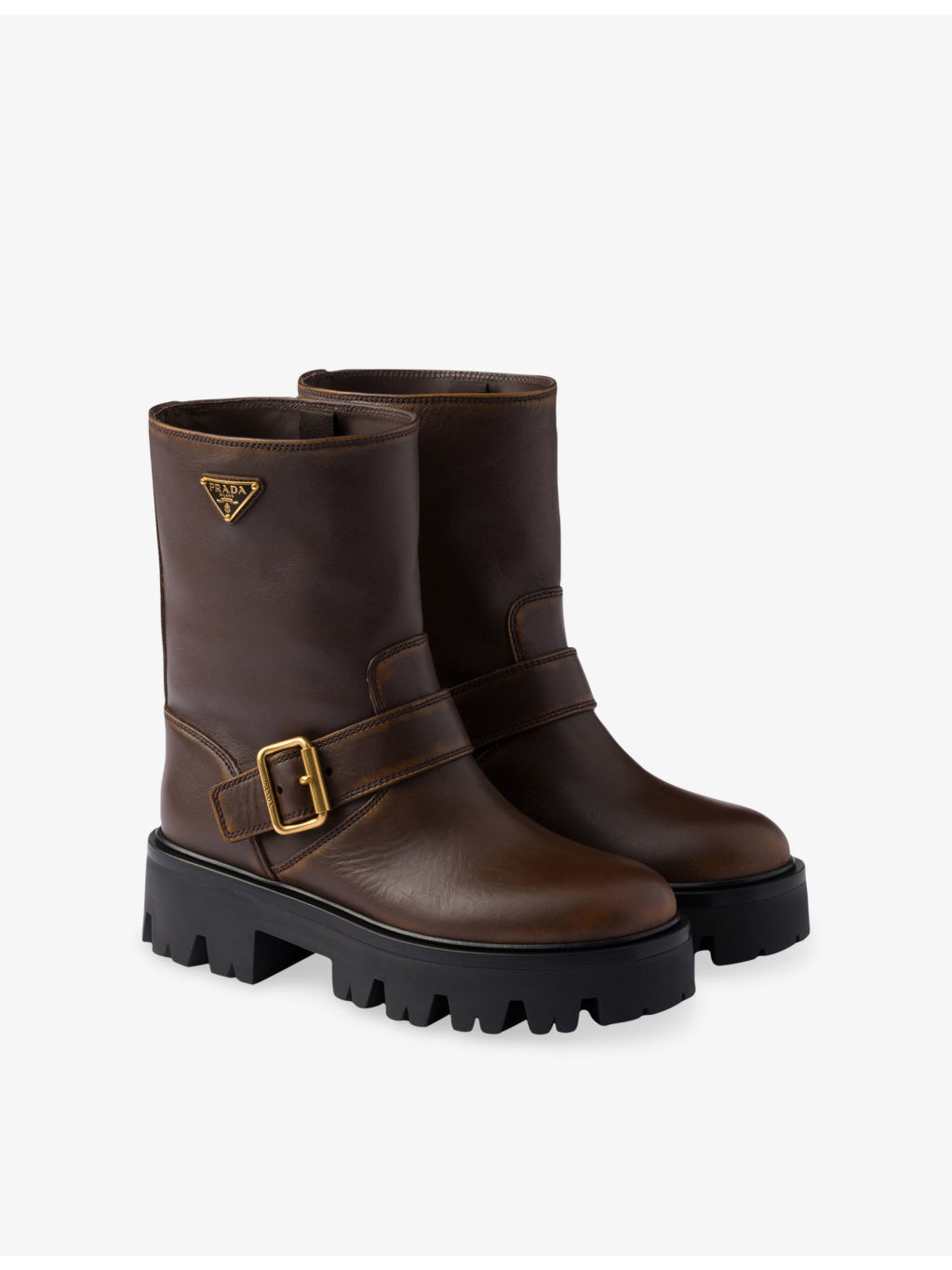 Logo-Embellished Leather Boots - 3