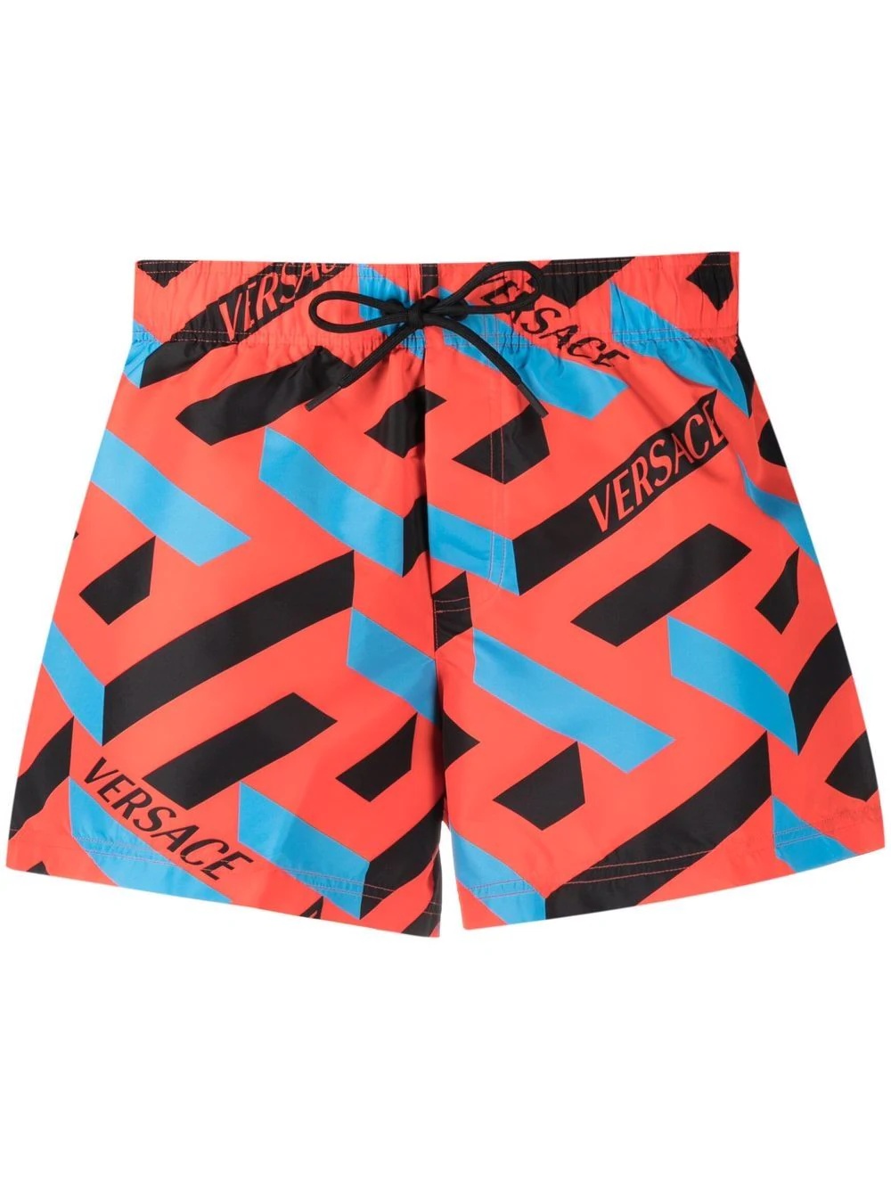 graphic-print swim shorts - 1