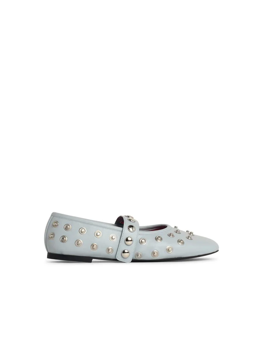 Stella McCartney Ballerina 'Ryder' In Eco Alter Mat Azzurra - 1