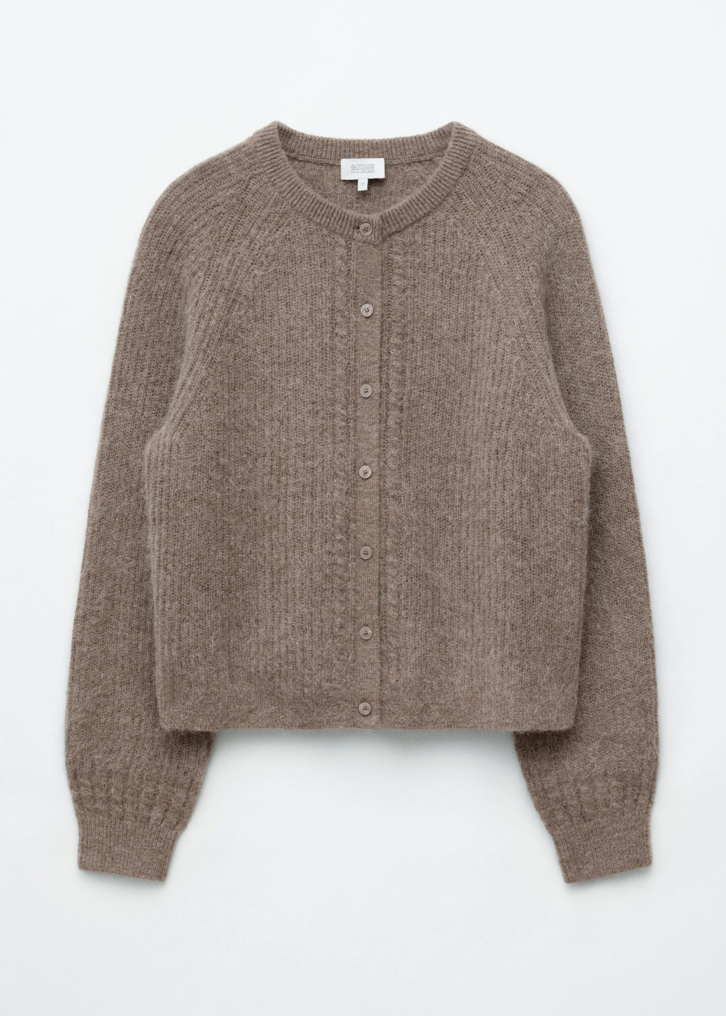 Mohair-Blend Cardigan - 1