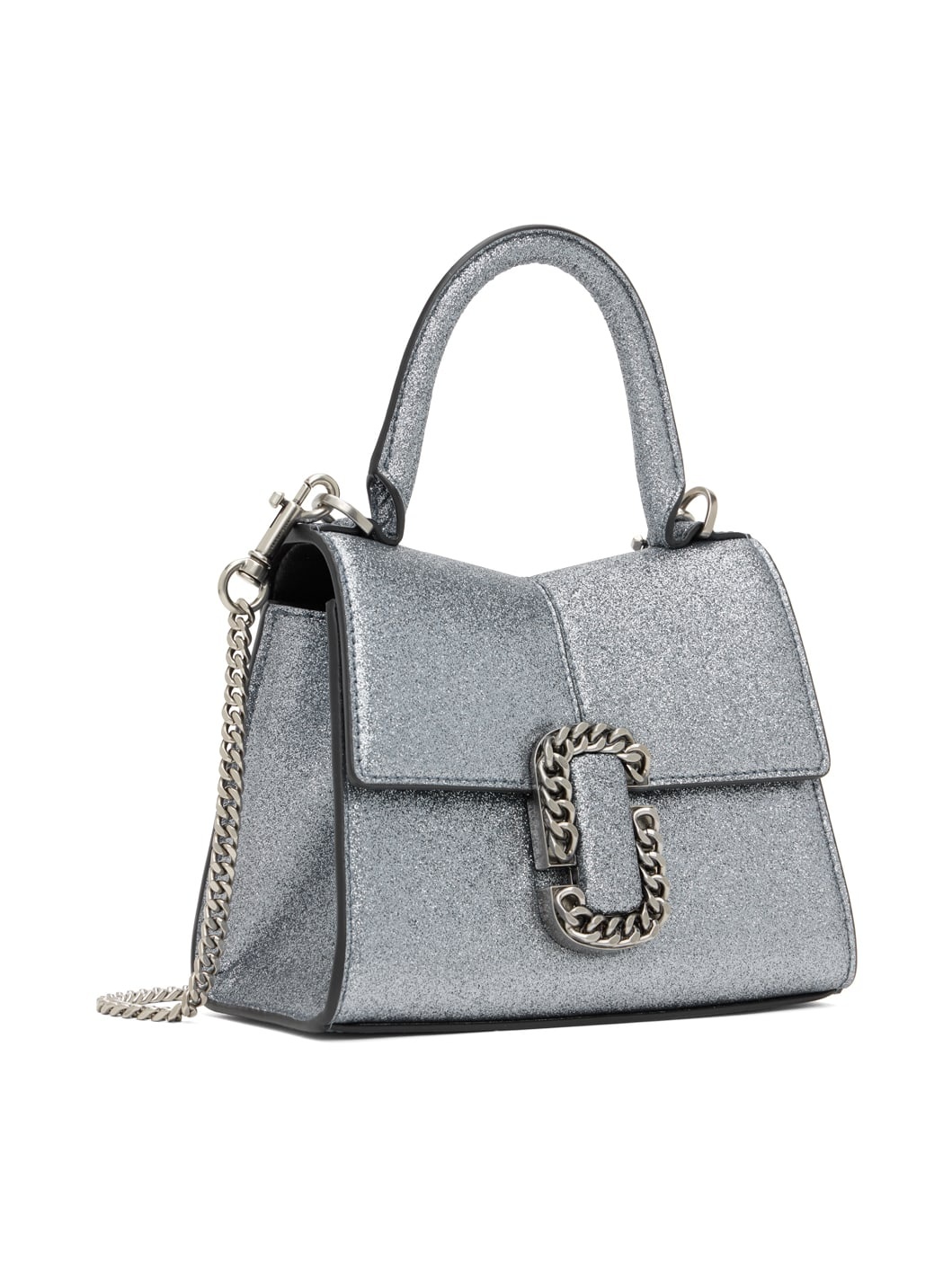 Silver 'The Galactic Glitter St. Marc Mini' Top Handle Bag - 2