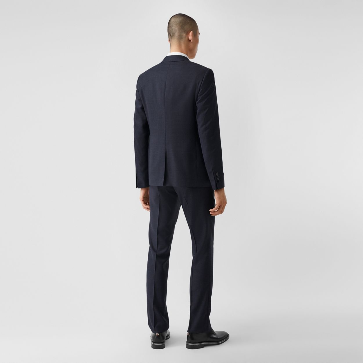 Slim Fit Wool Suit - 4