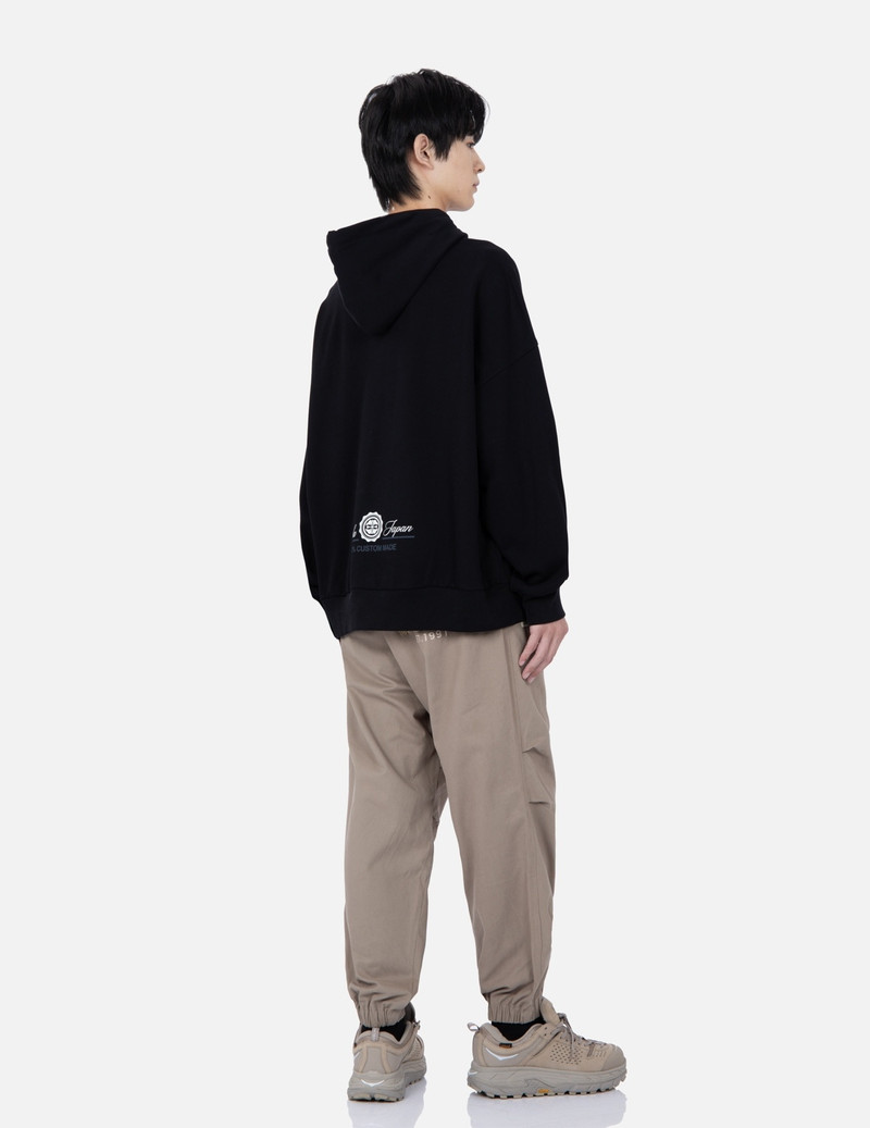 RETRO LOGO PRINT OVERSIZED HOODIE 4