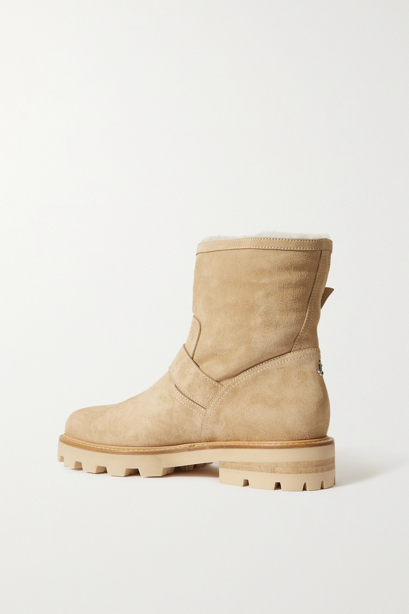 Youth II 40 buckled shearling-lined suede ankle boots - 3