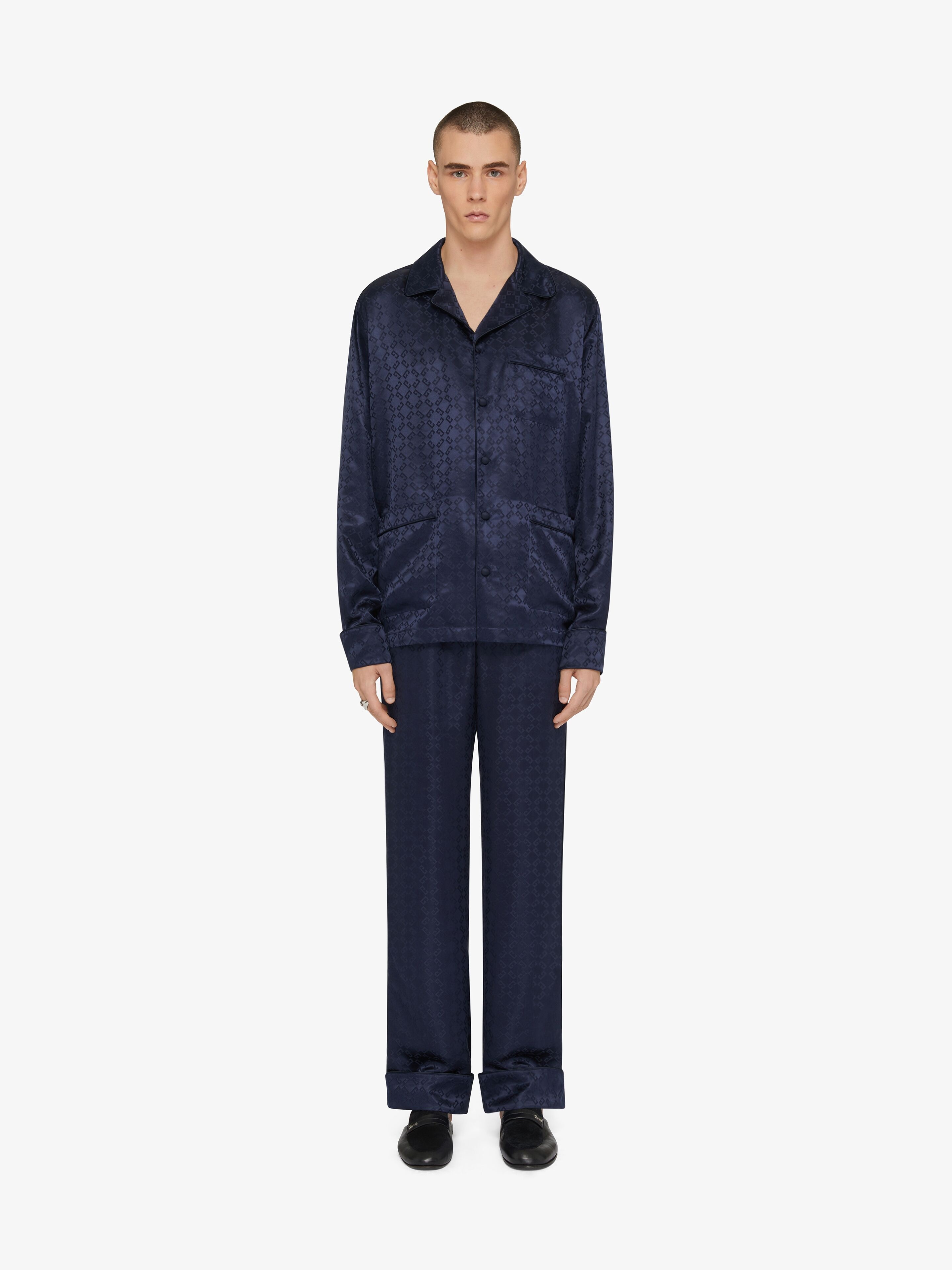 PYJAMAS PANTS IN MONOGRAM 72 JACQUARD - 3