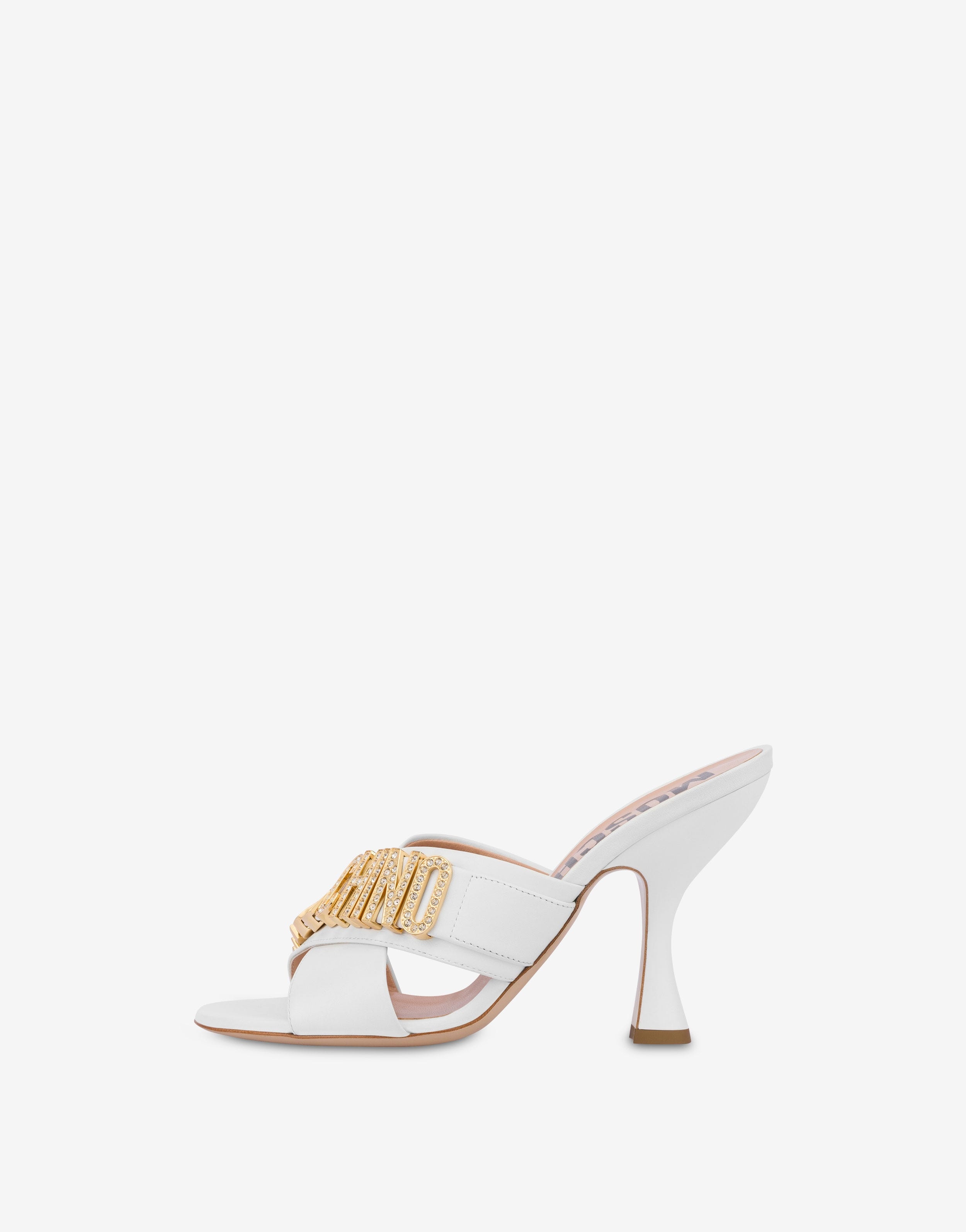 JEWEL LOGO HEELED SANDALS - 2