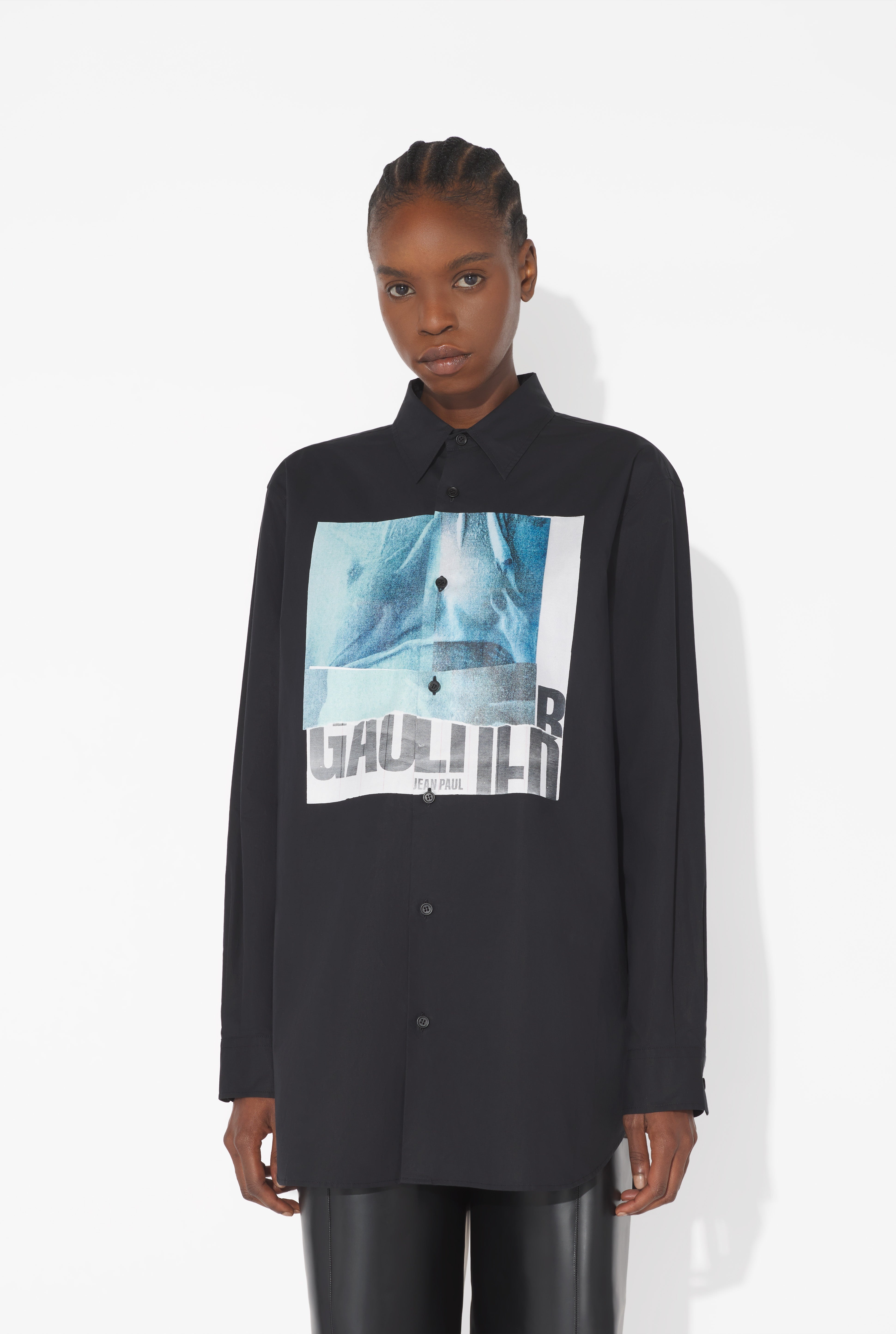 THE BLACK OVERSIZED WATER SHIRT - 3