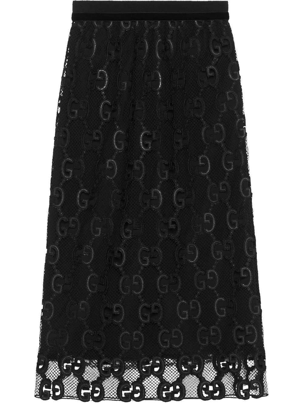 GG macramé skirt - 1