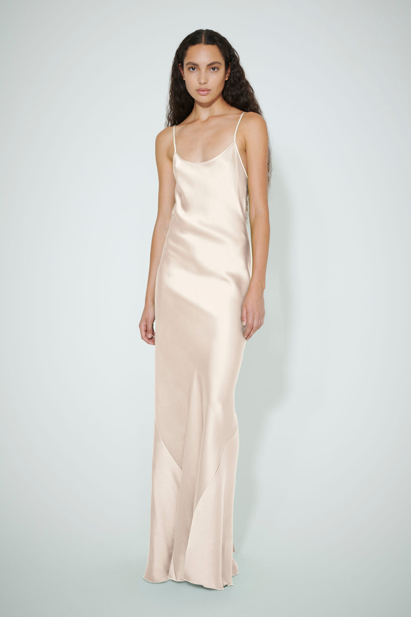 slim fit dress slacks Cami Maxi Dress - White