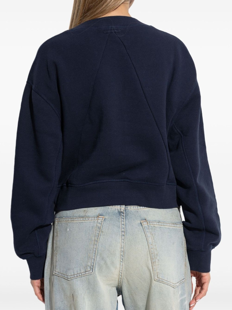 Montauk Point graphic-print cropped sweatshirt 4
