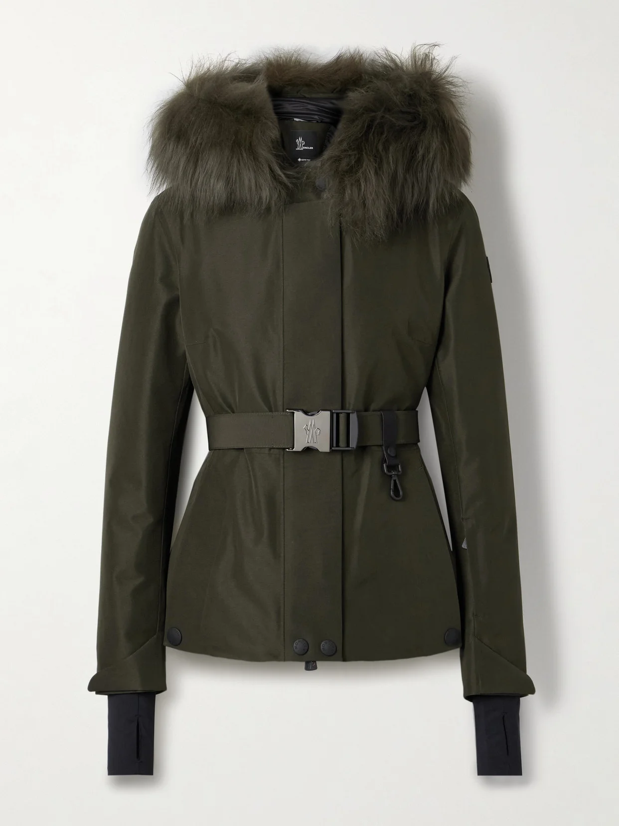 Laplance Shearling-trimmed Belted Gore-tex Down Jacket - 1