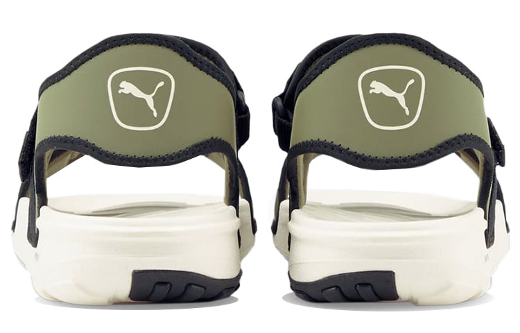 PUMA Softride Slide 'White Dark Green Moss' 375104-09 - 5
