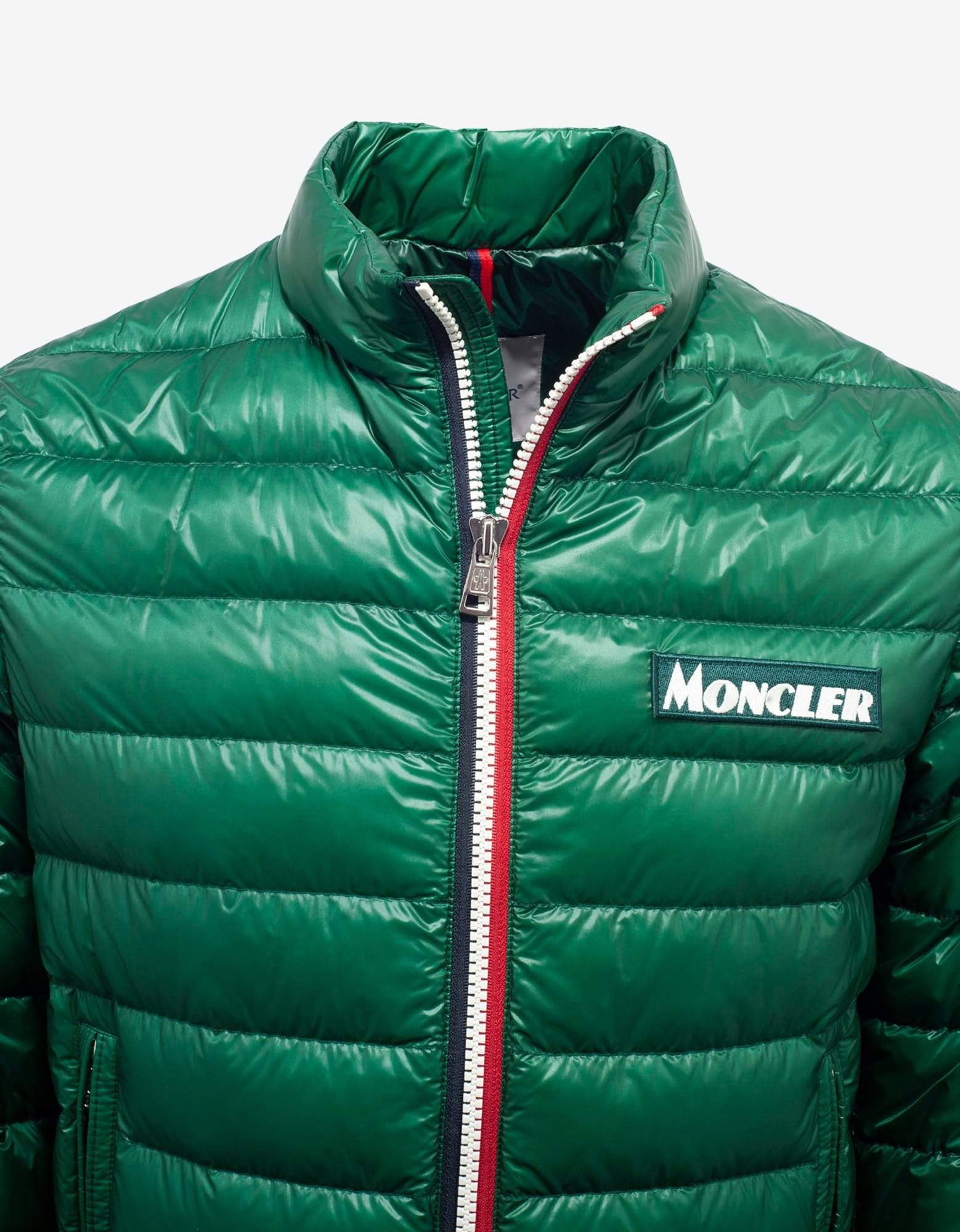 Moncler Petichet Green Nylon Down Jacket - 3
