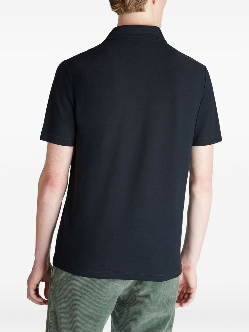 short-sleeve cotton polo shirt 4