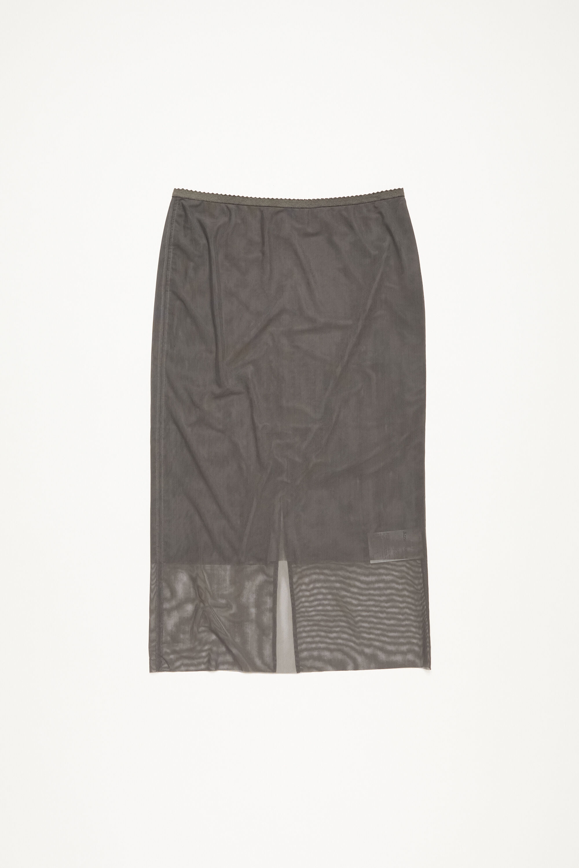 Mesh skirt - Anthracite grey - 1
