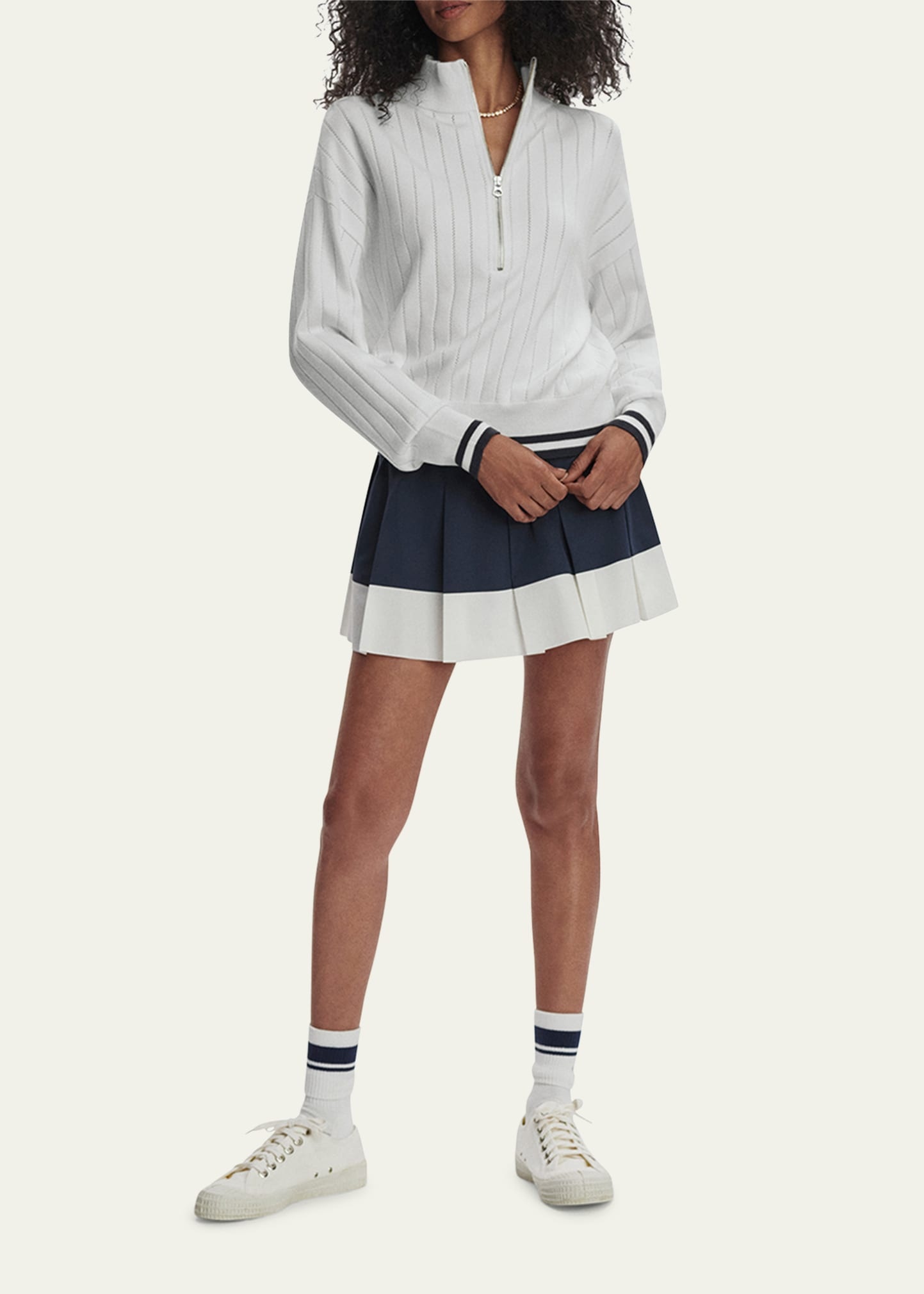 Aliyah Half-Zip Knit Pullover - 4