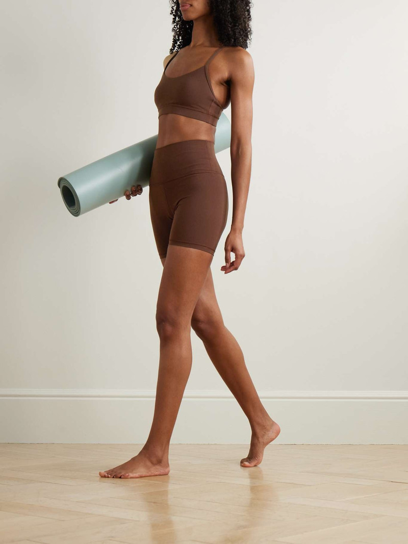 lululemon Yoga Flow Y Nulu™ sports bra Brown outlook