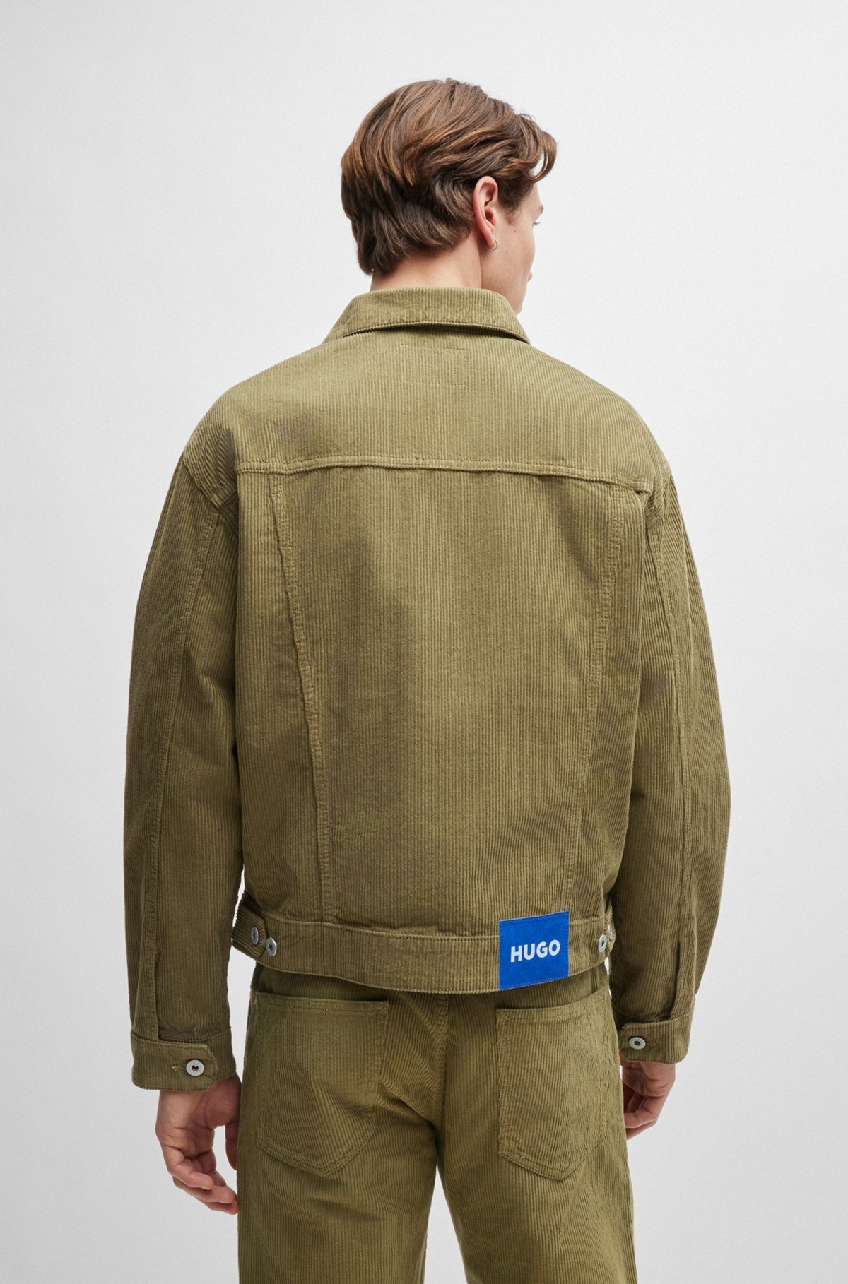 REGULAR-FIT JACKET IN COTTON CORDUROY - 4