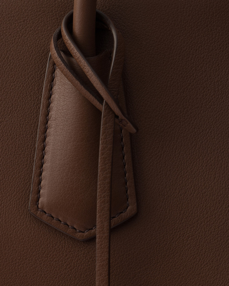 Large leather tote bag 5