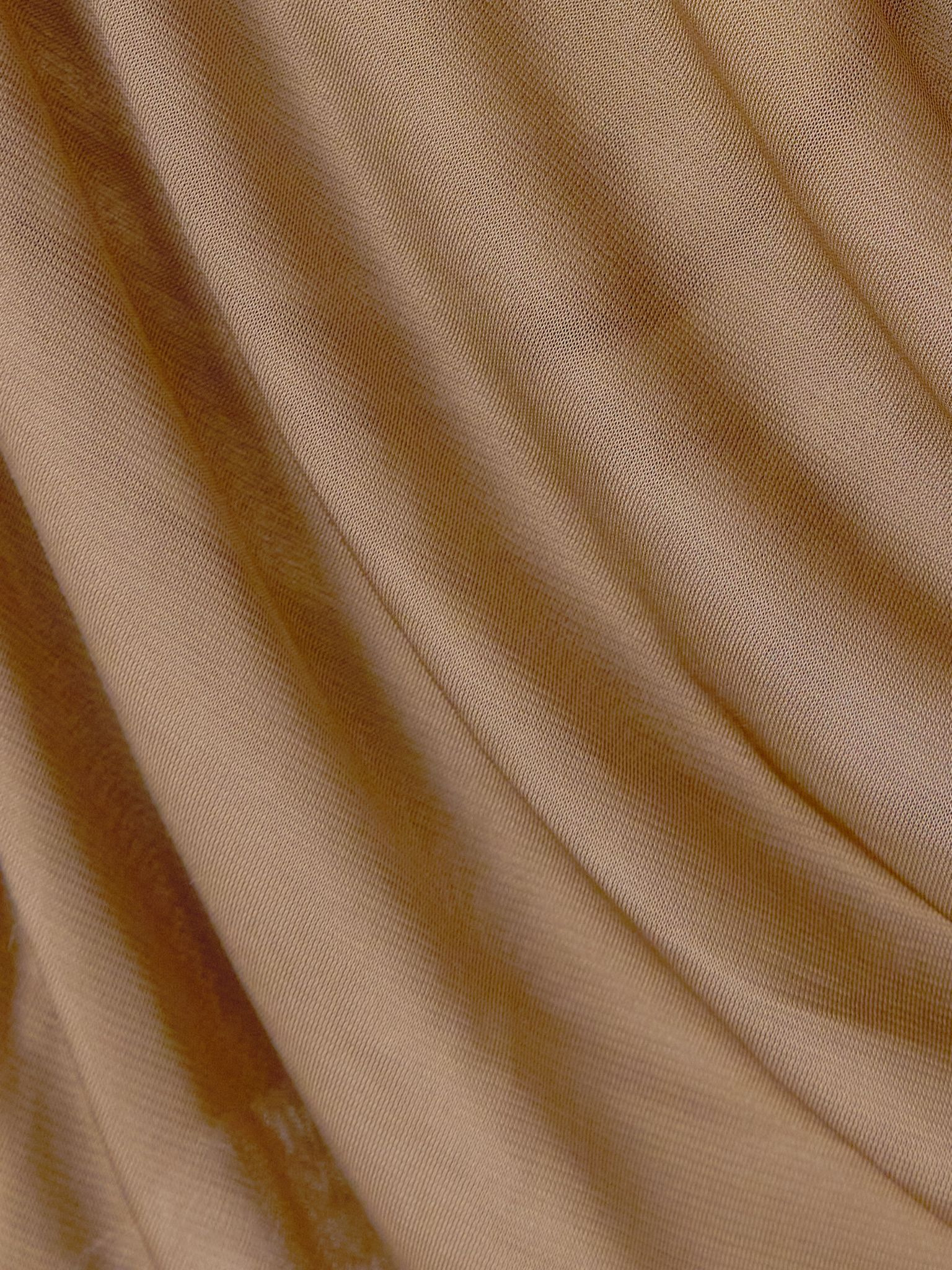 Aiello stretch-jersey wrap blouse Brown - 4