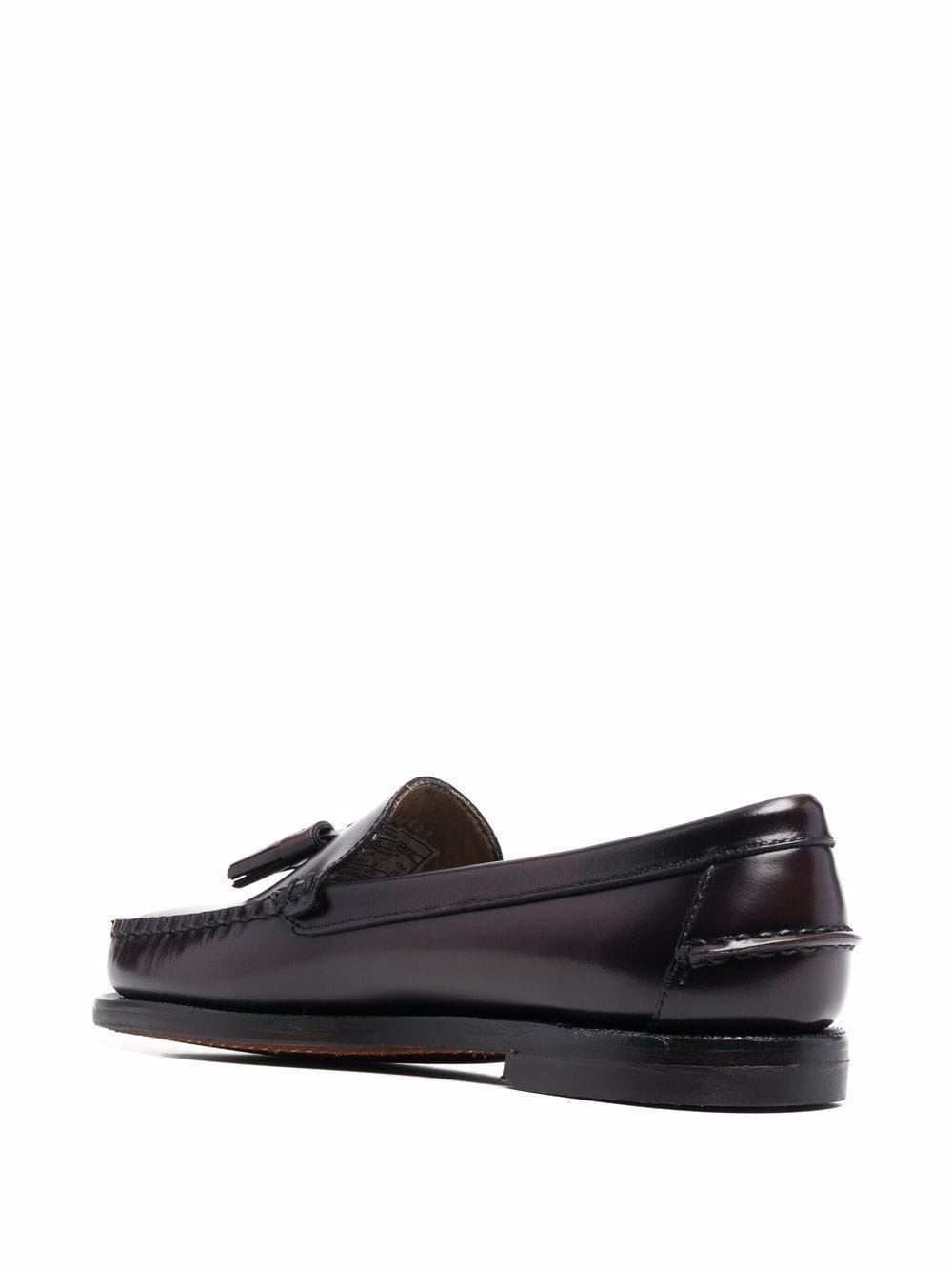 tassel-detail leather penny loafers - 3