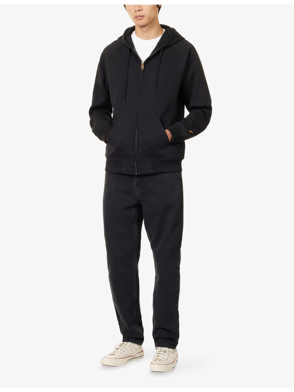 Logo-Embroidered Zip-Up Cotton-Blend Hoody - 2